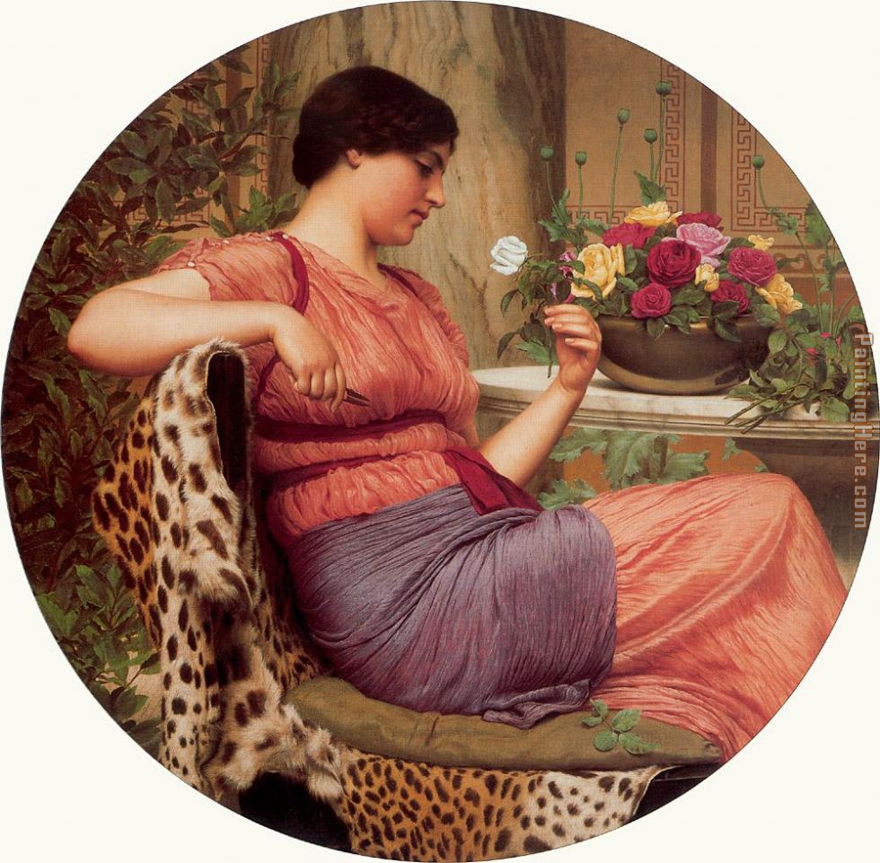 The Time of Roses painting - John William Godward The Time of Roses art painting